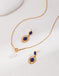 Beaded Edge Lapis Lazuli Stud Earrings