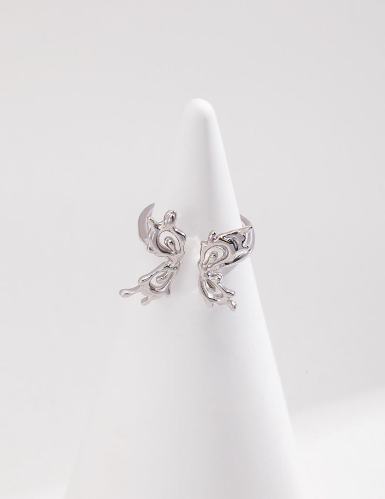 Butterfly Design Sterling Silver Ring