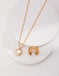 Button Pearl Pendant Necklace