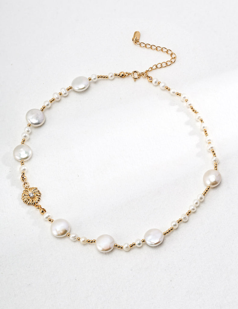 Chunky Flat Pearl Chain