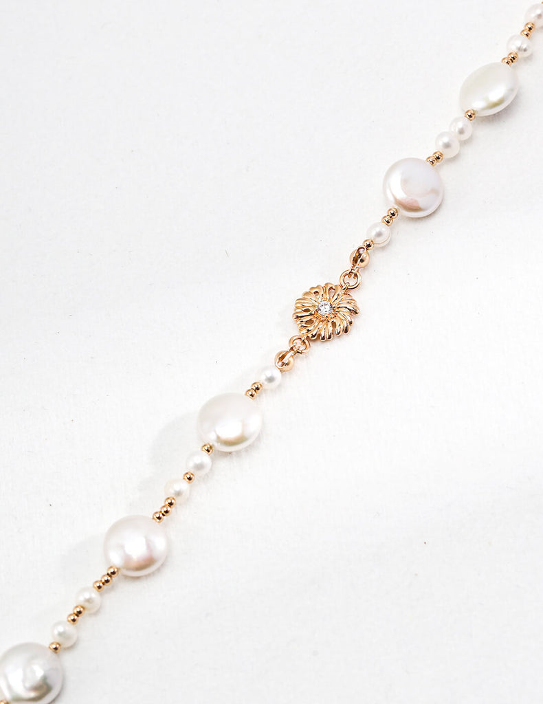 Chunky Flat Pearl Chain