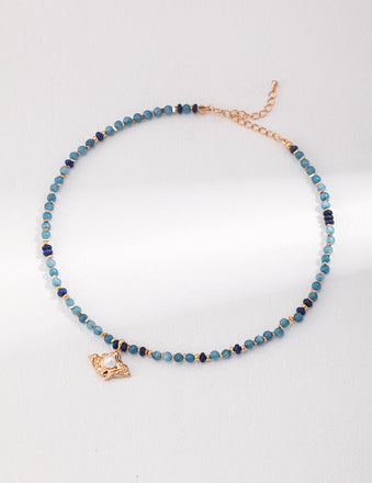 Pearl & Natural Stones Bead Necklace