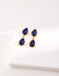 Double Drop Lapis Lazuli Earrings