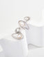 Designer Eye-shaped Pearl Earrings