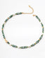 Green Sea Sediment Jasper Beads Necklace