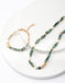 Green Sea Sediment Jasper Pearl Necklace