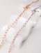 Half Pearl Half Chain Necklace