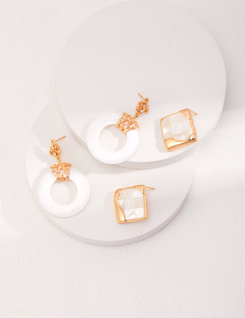 Hoop Shell Earrings