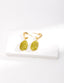 Light Green Resin Earrings