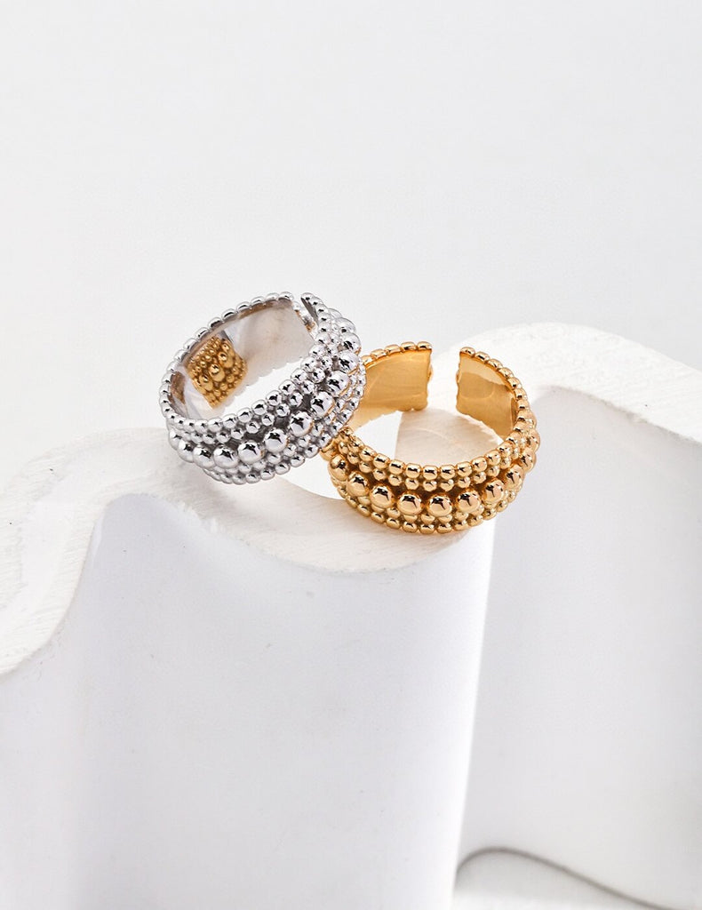 Multi-Row Beaded Ring