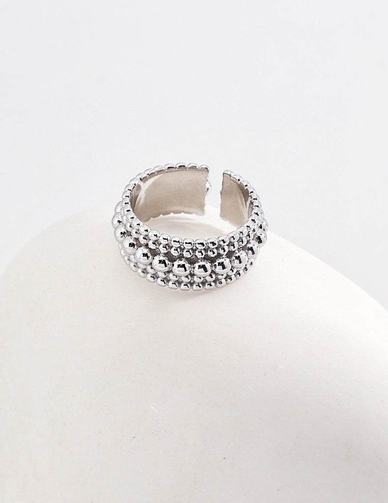 Multi-Row Beaded Ring