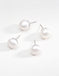 Natural Button Pearl Earrings