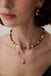 Natural Egg Yolk Pearl Bead Necklace