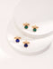 Natural Lapis LazuliMalachite Stud Earrings