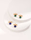 Natural Lapis Lazuli/Malachite Stud Earrings