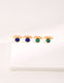 Natural Lapis LazuliMalachite Stud Earrings