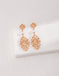 Palace Hollow Pattern Drop Earrings