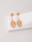 Palace Hollow Pattern Drop Earrings