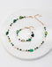 Pearl Agate Malachite Necklace bracelet