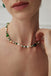 Pearl Agate Malachite Necklace bracelet