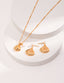 Shell Shape Pendant Necklace/Earrings