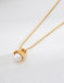 Single Pearl Pendant Necklace