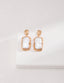 Square Pearl Earrings