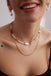 Strawberry Quartz Pearl Necklace