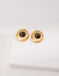 Tiger Eye / Black Onyx Stud Earrings