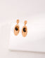 West Asian Ethnic Style Tiger Eye Stone Earrings