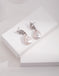 Natural Baroque Pearl Earrings silver